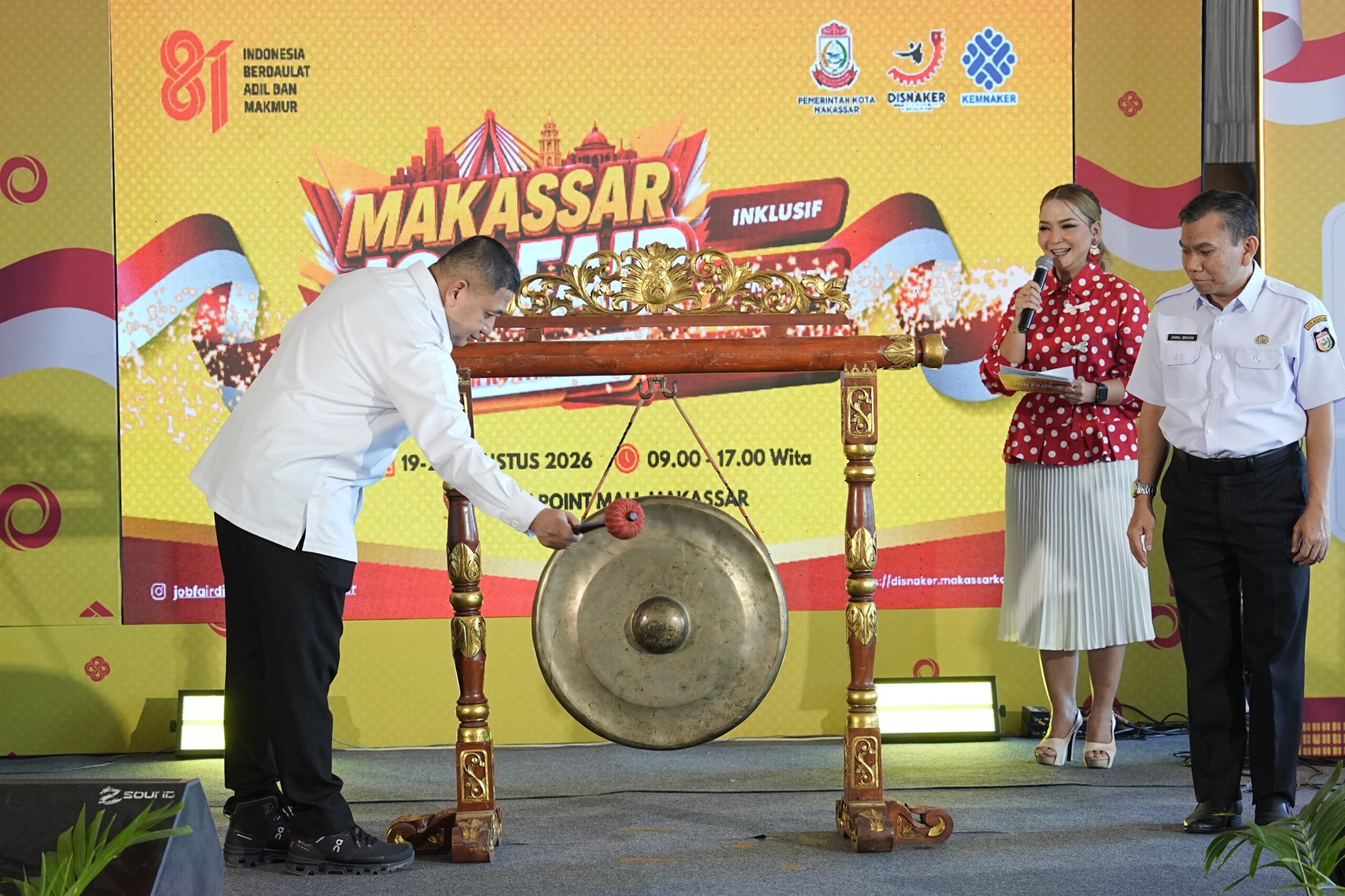 Munafri Buka Job Fair Makassar, 1.547 Kesempatan Kerja Menanti Pencari Kerja
