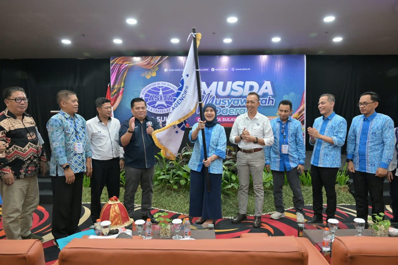 Aliyah Mustika Ilham Terpilih Aklamasi Jadi Ketua ASITA Sulsel 2026–2031