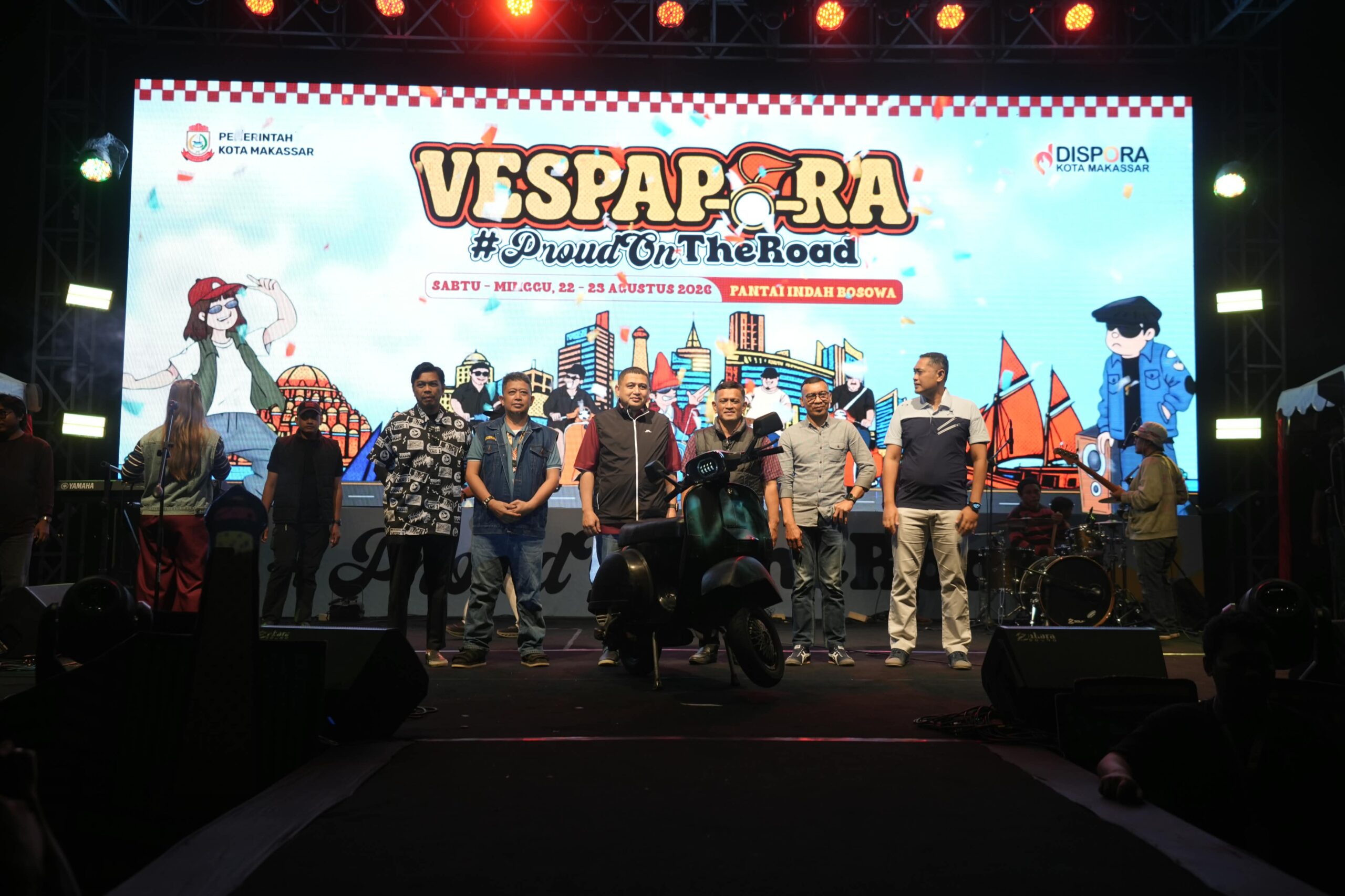 Pemkot Makassar Siap Dukung VESPAPORA Jadi Event Otomotif Internasional