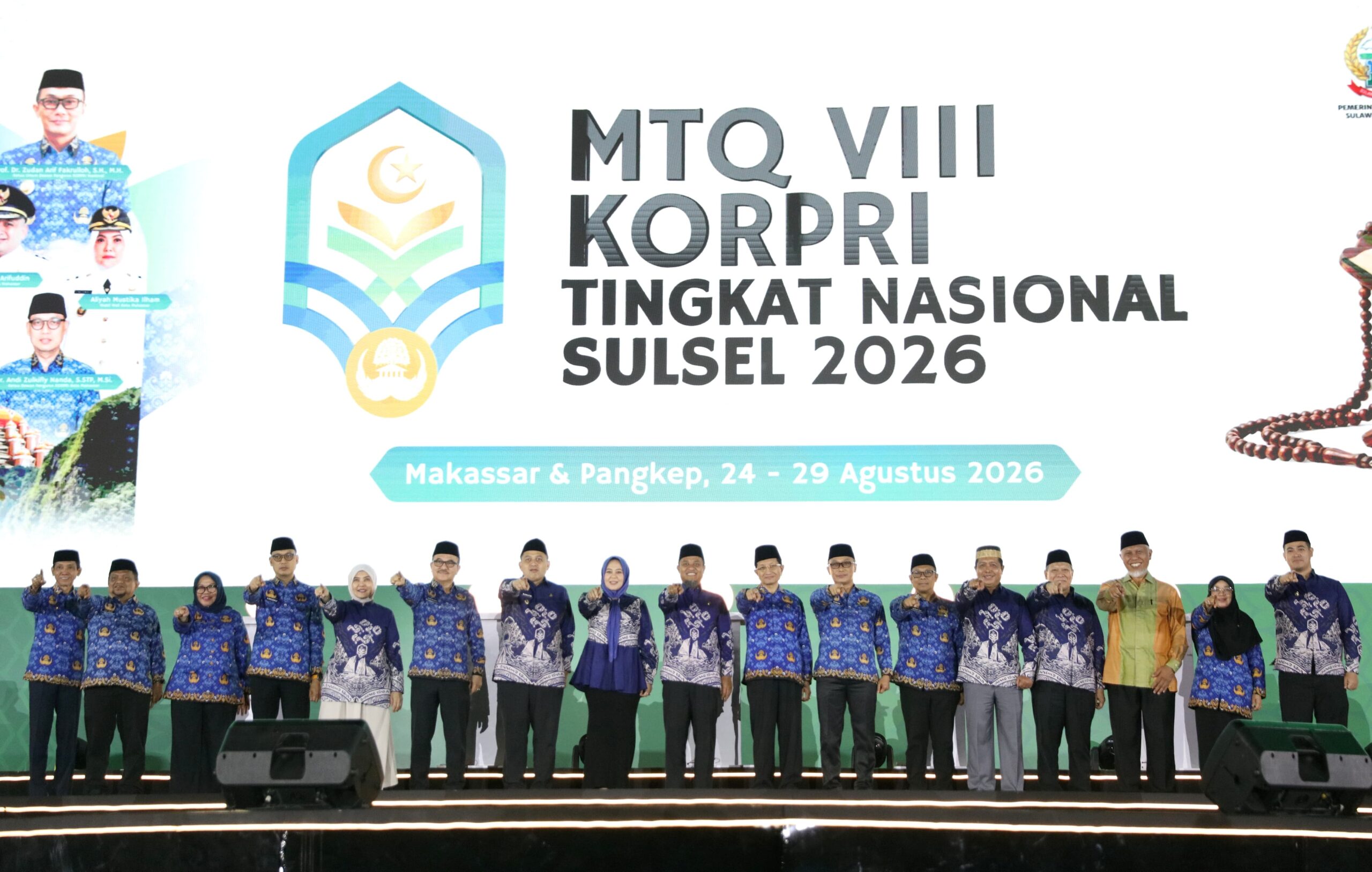 MTQ VIII KORPRI 2026 Resmi Dibuka di Makassar, Diikuti 1.157 Peserta dari 117 Kafilah