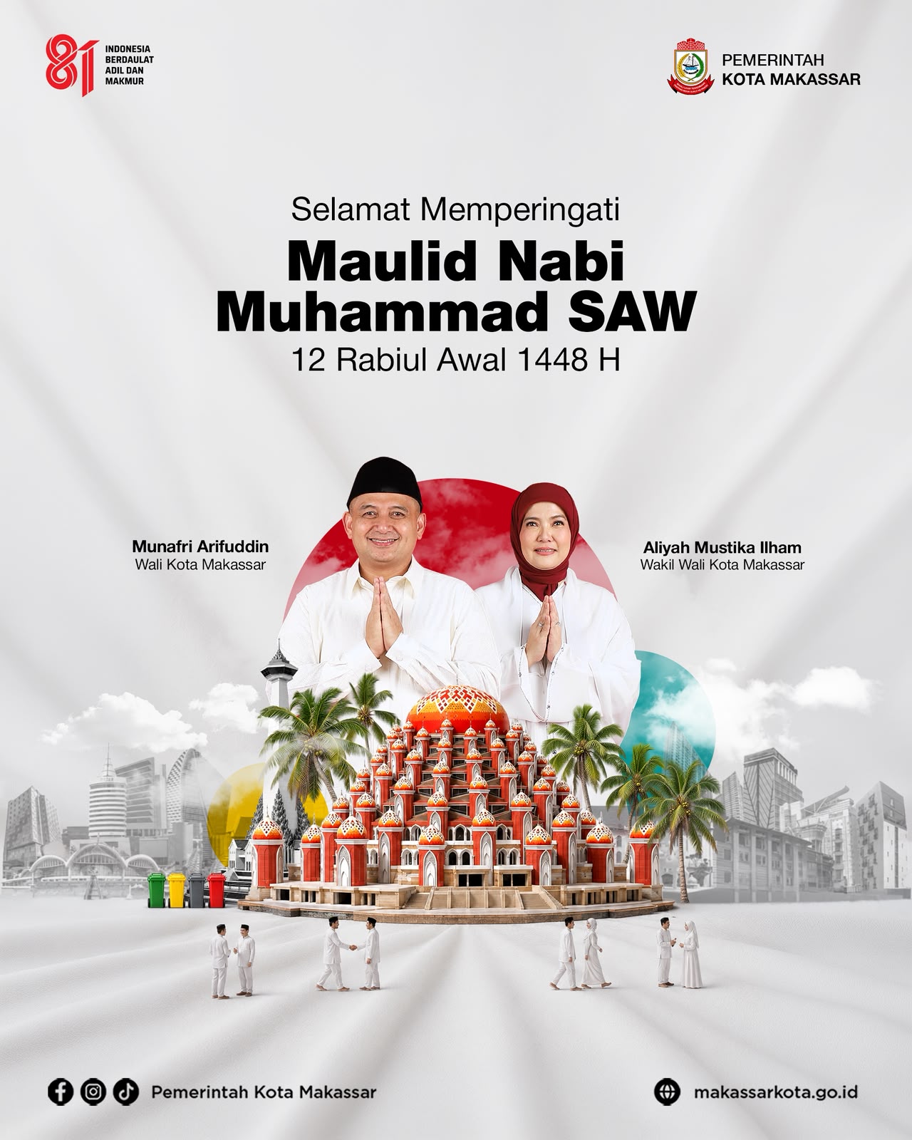 Pemkot Makassar Gelar Maulid Akbar 1448 H di Paotere, Hadirkan Ustaz Das’ad Latif