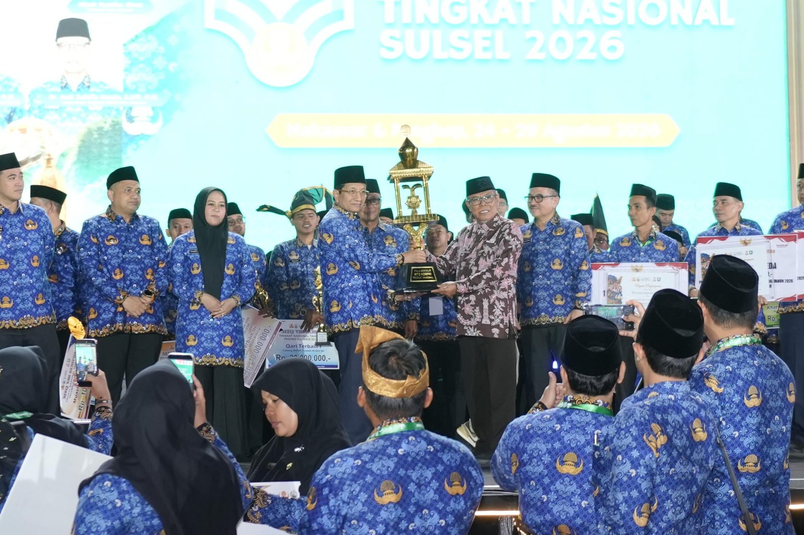Sumatera Barat Juara Umum MTQ VIII KORPRI Nasional 2026, Sulsel Raih Posisi Kedua