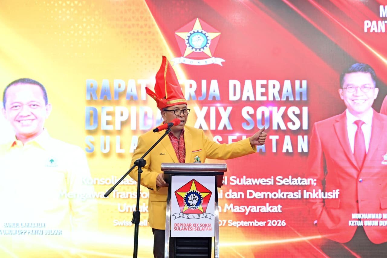 Struktur Pengurus Golkar Sulsel Capai 200 Orang, IAS Pasang Supriansa Jadi Ketua Harian Bendahara Amirullah Nur Saenong