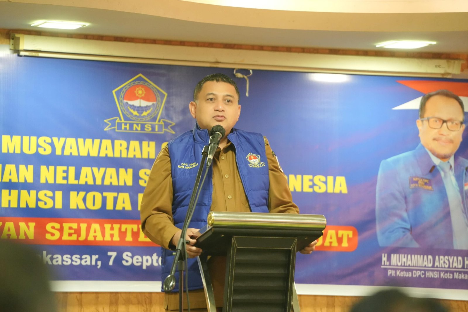 Buka Muscab HNSI Makassar, Munafri Tegaskan Perhatian Pemkot pada Ekonomi Pesisir