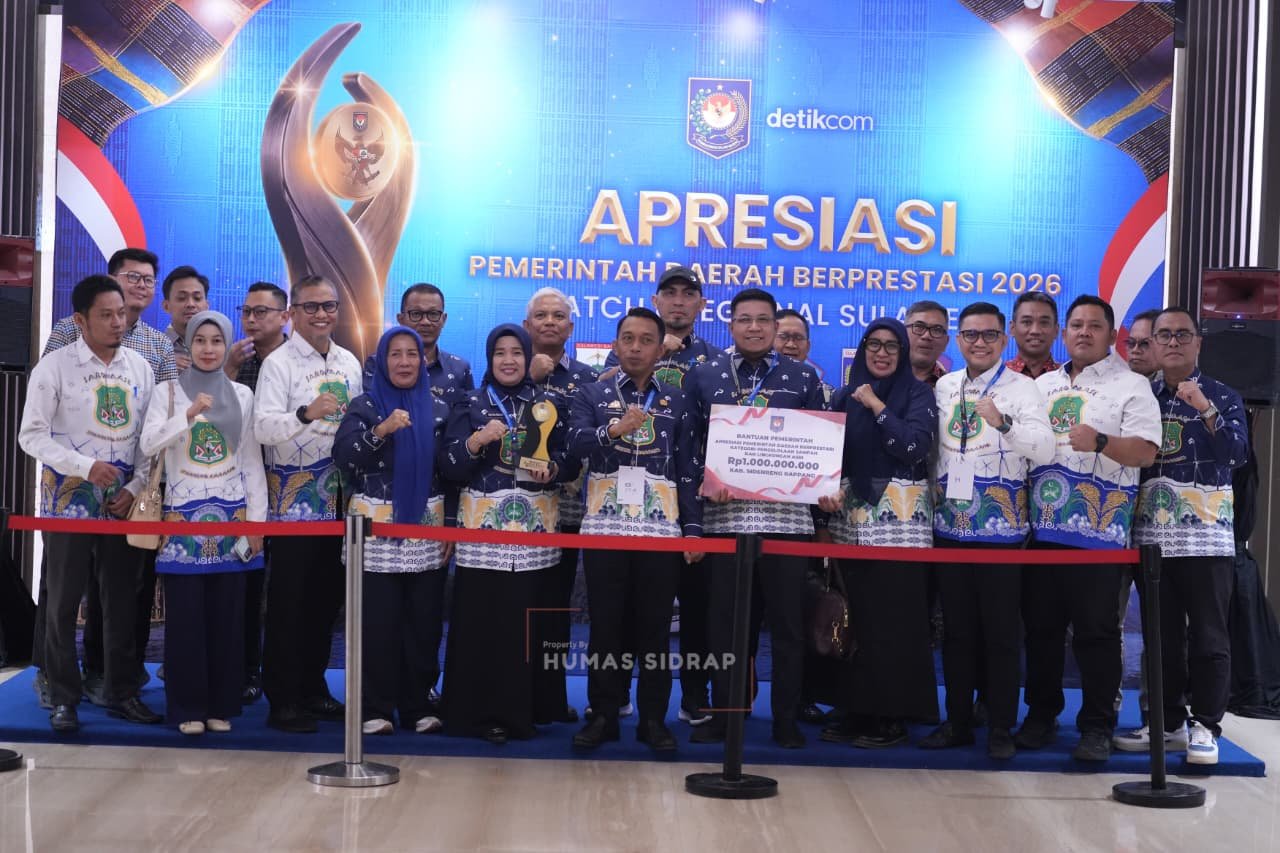 Sidrap Raih Prestasi Nasional, Sabet Penghargaan Pengelolaan Sampah dan Insentif Rp1 Miliar