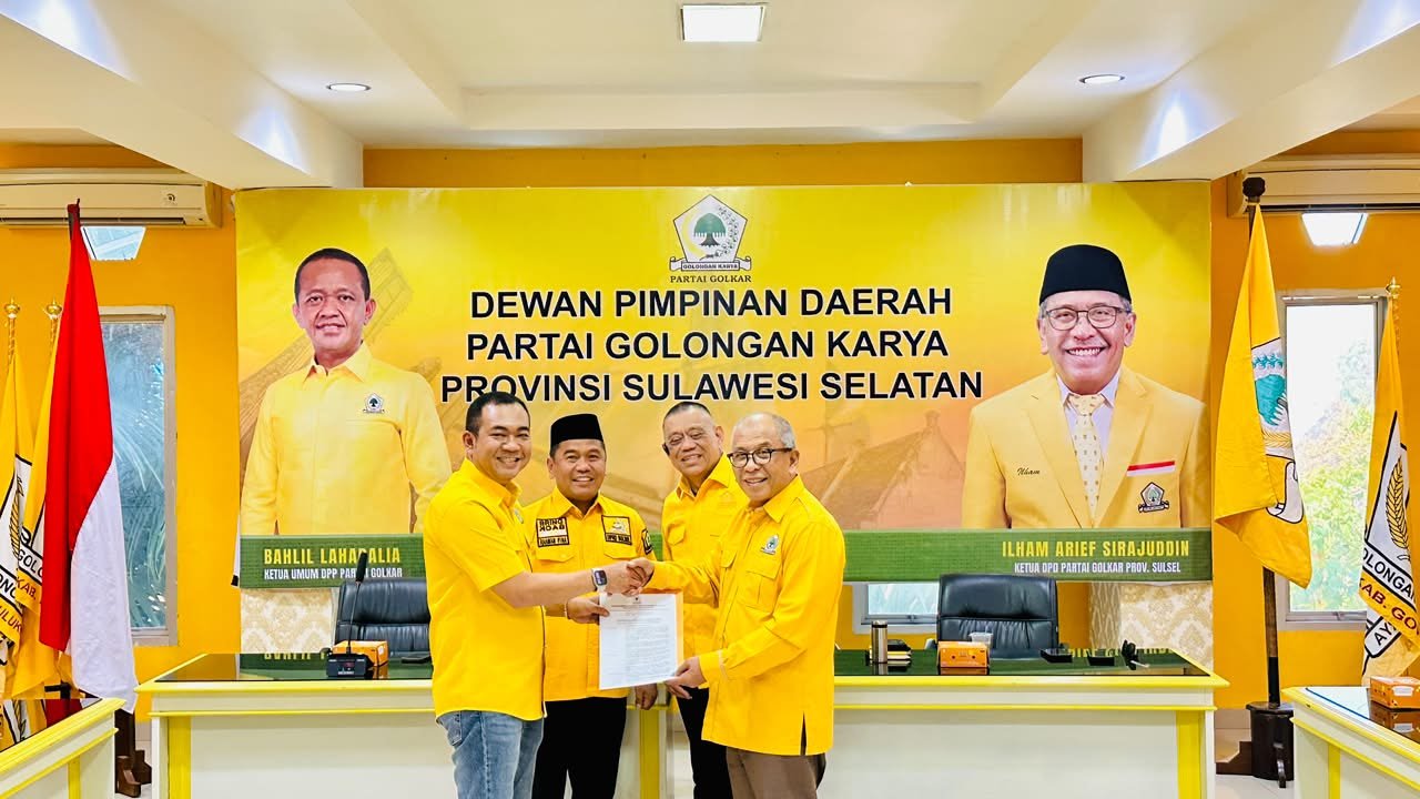 Eks Ketua DPRD Maros Andi Patarai Amir Ditunjuk Jadi Plt Ketua Golkar Maros, Targetkan Musda Awal November