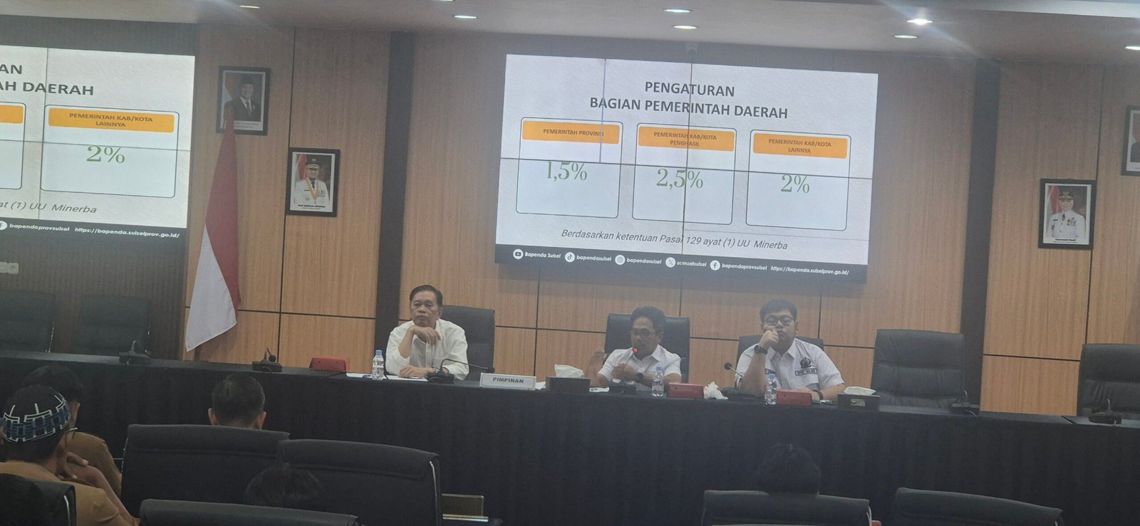 Pansus DPRD Sulsel Godok Aturan Bagi Hasil Keuntungan Bersih Tambang IUPK