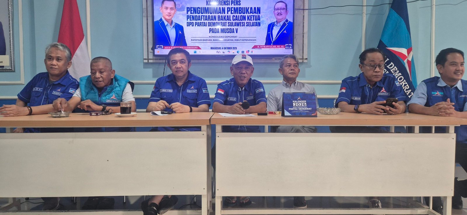 Demokrat Sulsel Resmi Buka Pendaftaran Calon Ketua DPD, Musda V Digelar 23 Oktober di Hotel Claro