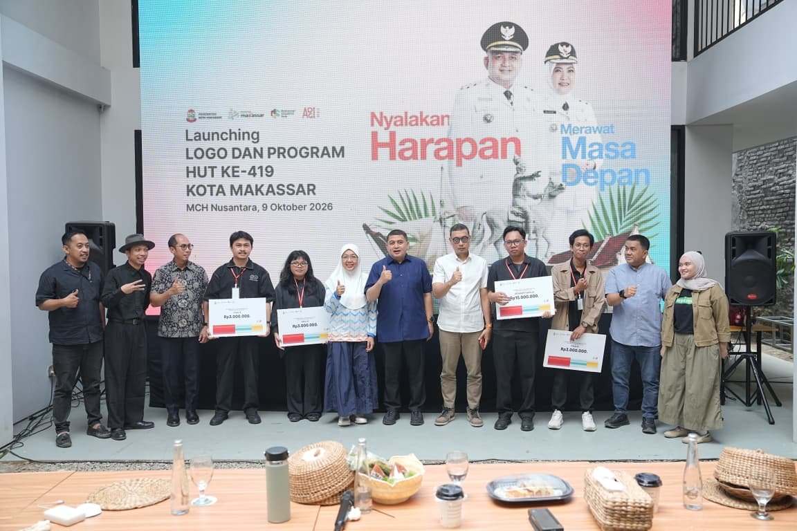 Mengangkat Petuah Pappaseng, Logo HUT ke-419 Makassar Tampil Modern
