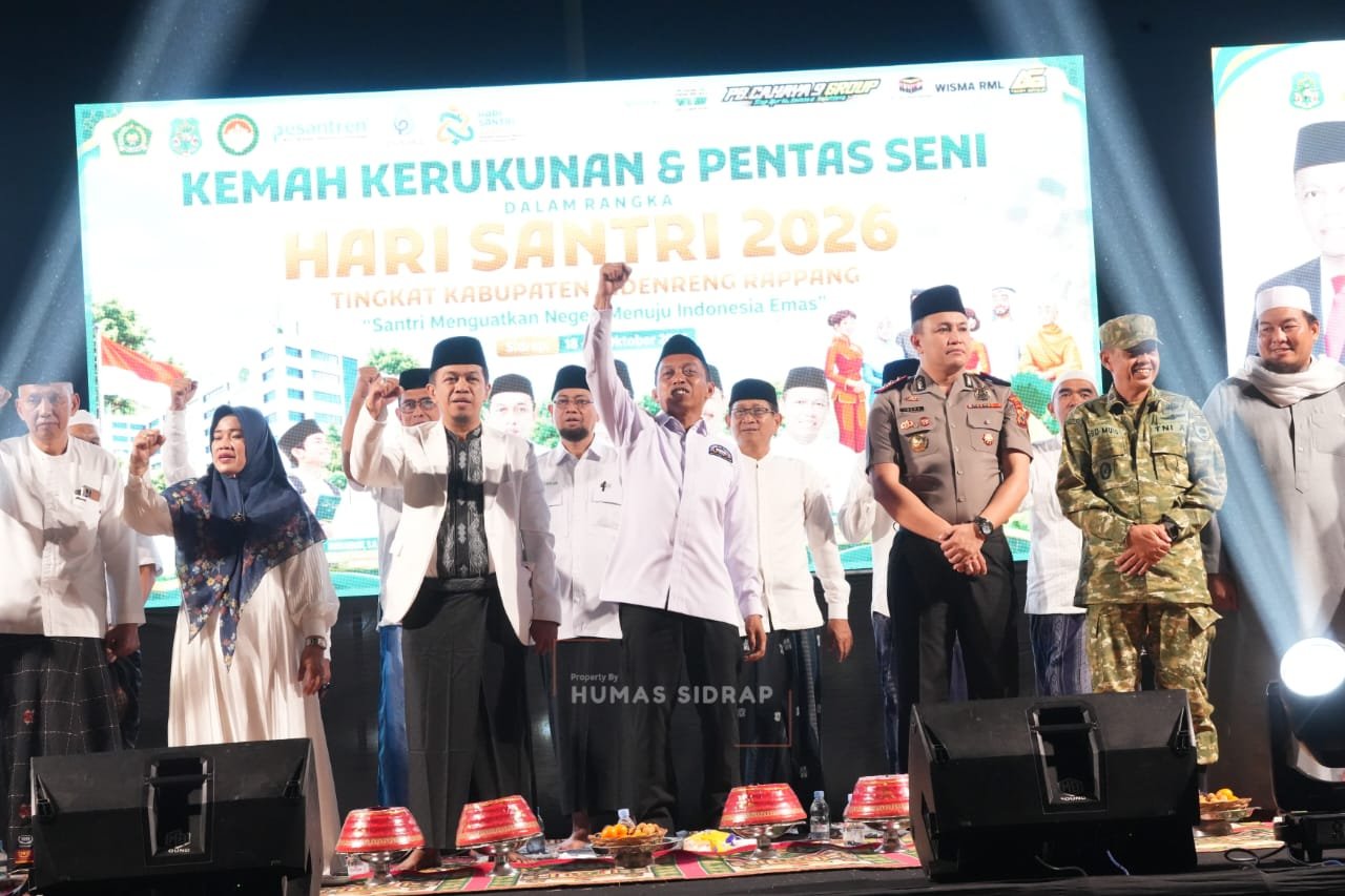 Malam Puncak Hari Santri 2026 di Sidrap: Wisuda 1.022 Tahfiz hingga Kemah Kerukunan Lintas Agama