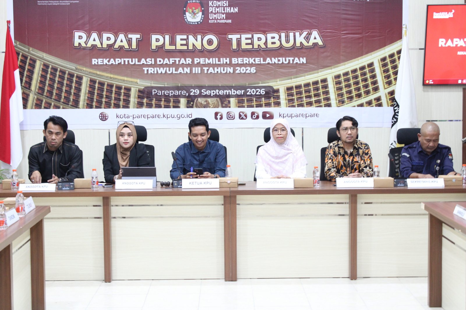 Rekapitulasi PDPB Triwulan III 2026: Jumlah Pemilih di Sulsel Naik Jadi 7,04 Juta